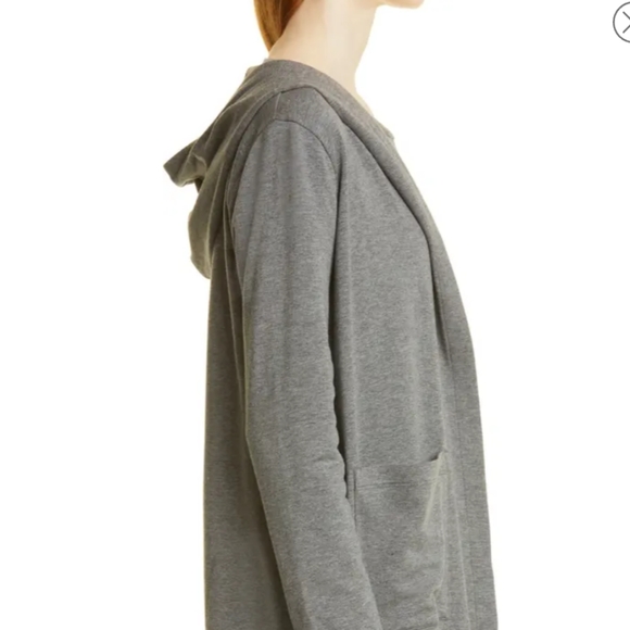 Eileen Fisher Open Front Hooded Cardigan - Picture 3 of 9